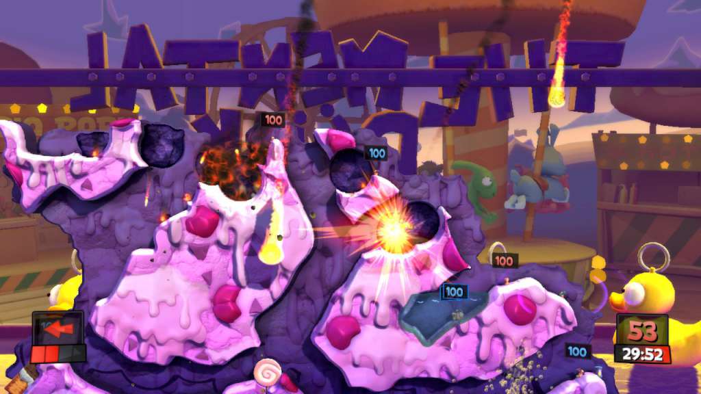 Worms Revolution - Season Pass DLC PC Steam CD Key screenshot 3