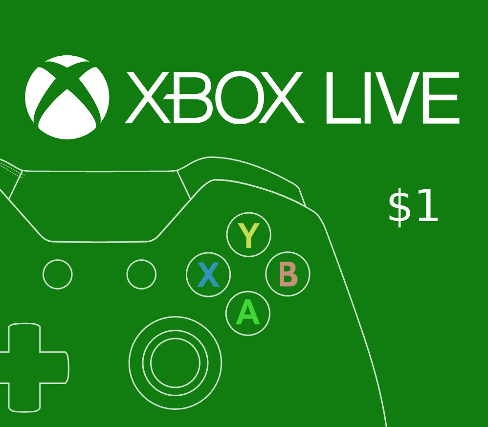 XBOX Live $1 Prepaid Card US cover