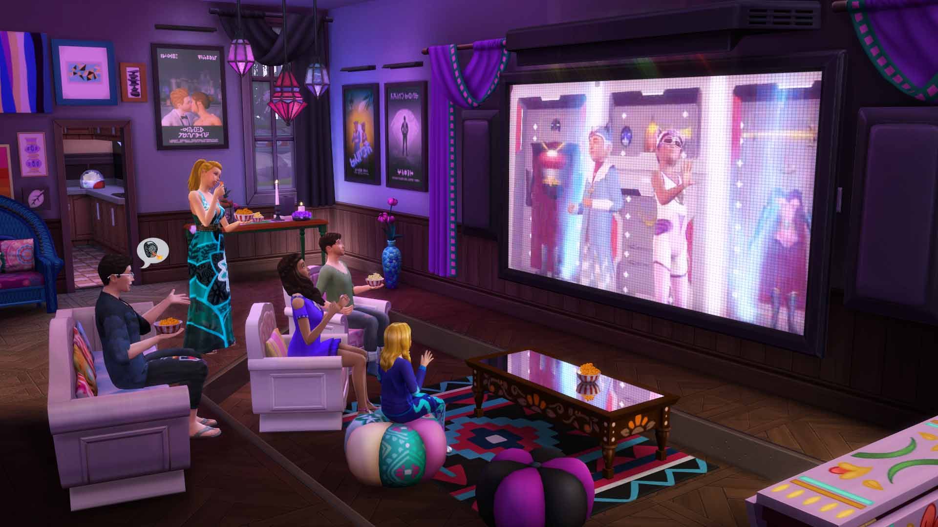 Captura de tela 5 de The Sims 4 Get Together + Spa Day + Movie Hangout Stuff DLC Bundle PC EA App CD Key