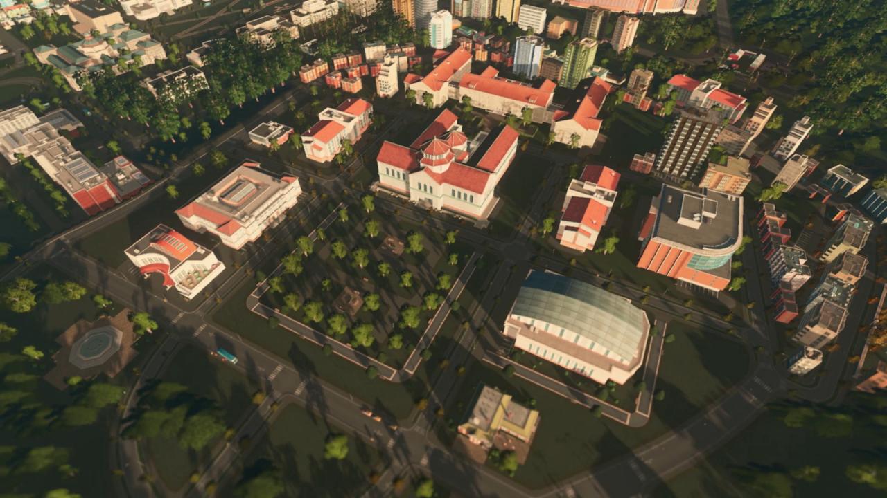 Cities: Skylines - Campus DLC EU Steam CD Key screenshot 1