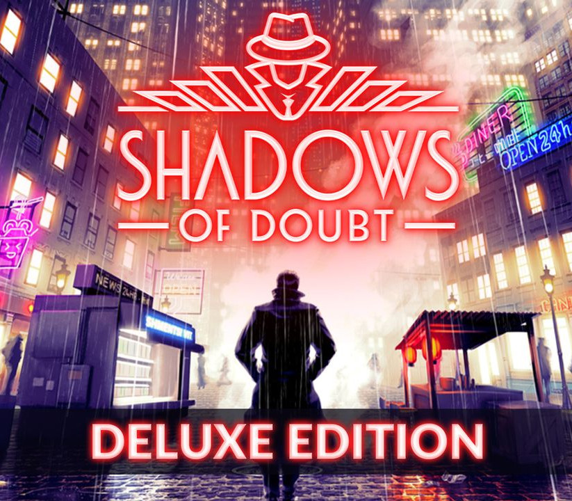Shadows of Doubt Deluxe Edition PC Steam CD Key cover art