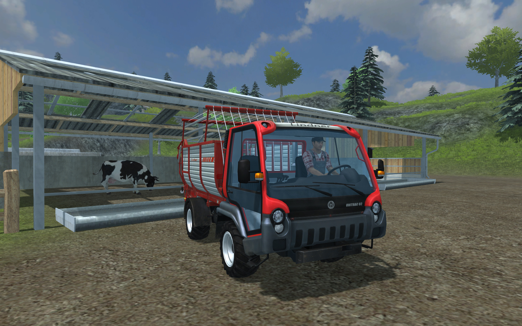 Farming Simulator 2013 - Lindner Unitrac DLC PC Steam CD Keyのスクリーンショット1