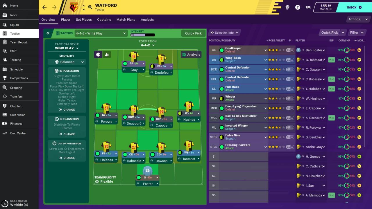 Football Manager Touch 2020 EU PC Steam CD Key screenshot 1