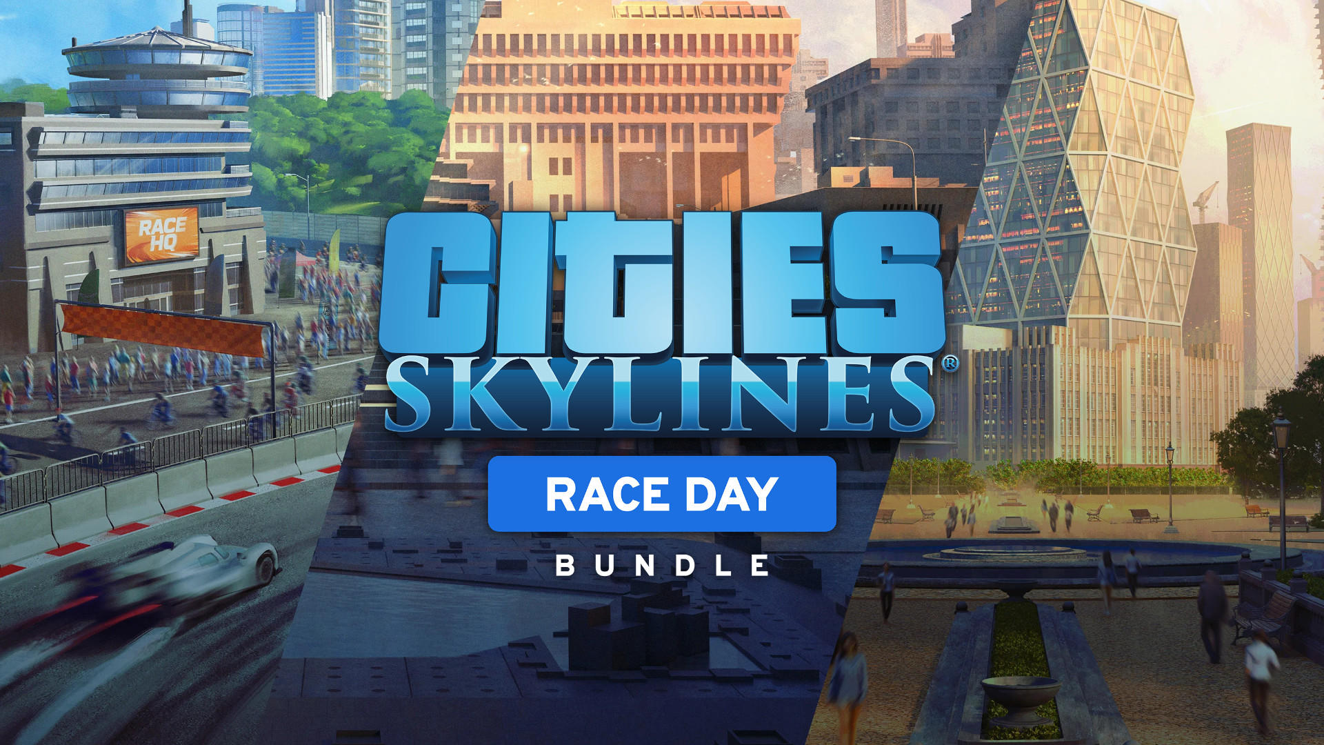 Cities: Skylines - Race Day Bundle DLC RoW PC Steam CD Key screenshot 1
