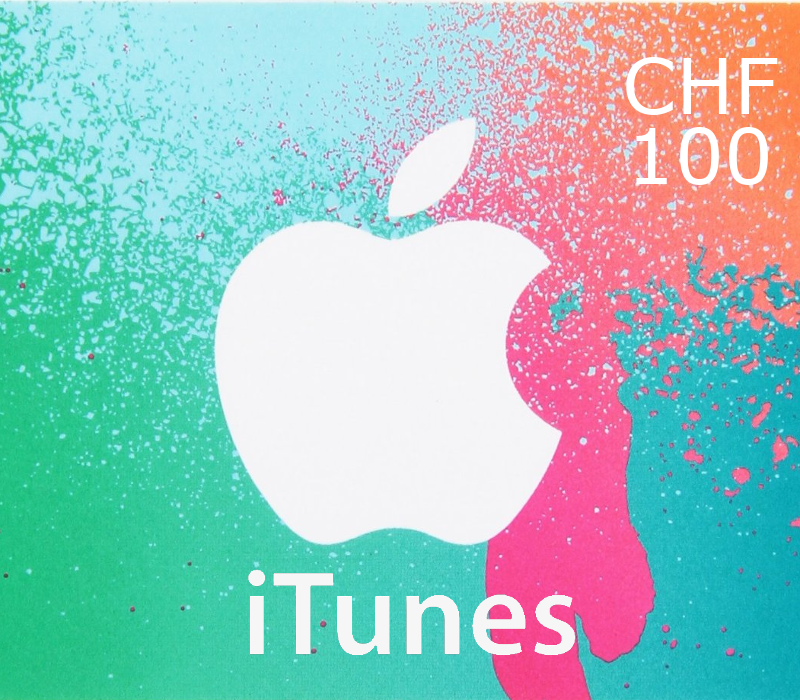 Jaquette de iTunes 100 CHF CH Card