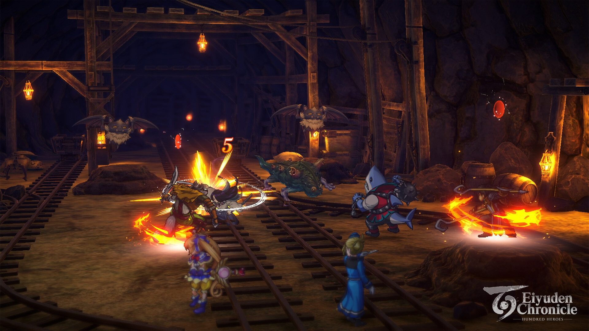 Eiyuden Chronicle: Hundred Heroes EU PC Steam CD Key screenshot 8