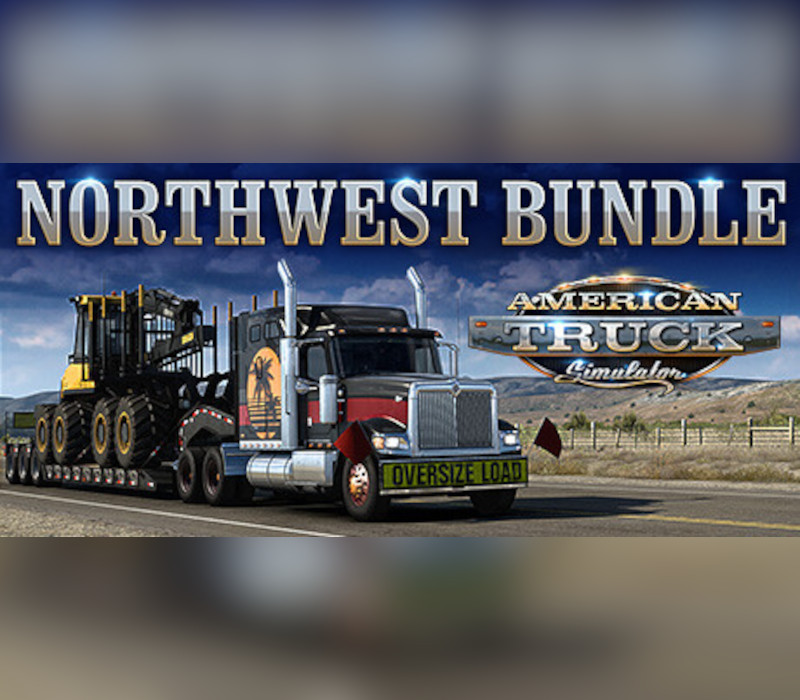 American Truck Simulator Northwest Bundle Steam Account cover art