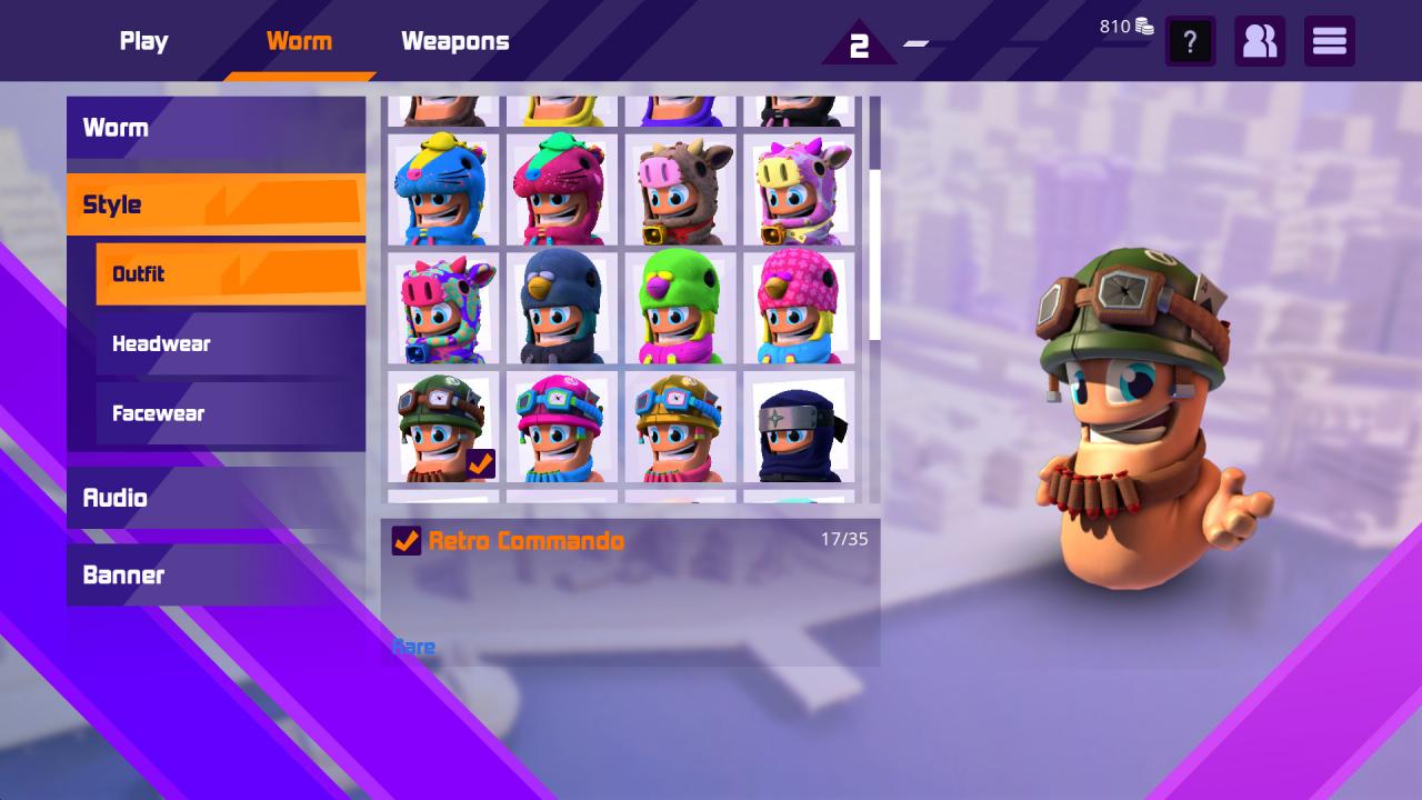 Worms Rumble - Legends Pack DLC PC Steam CD Key screenshot 1