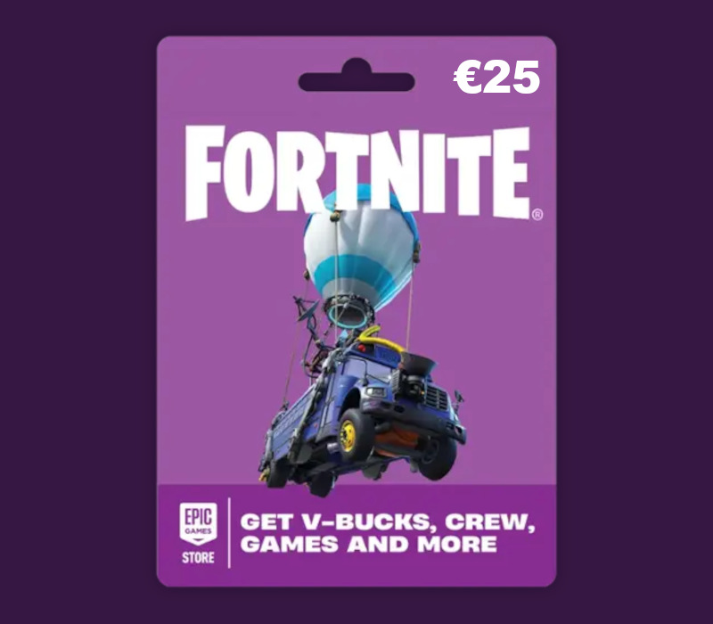 Fortnite EUR 25 PC Epic Games Gift Card FR cover