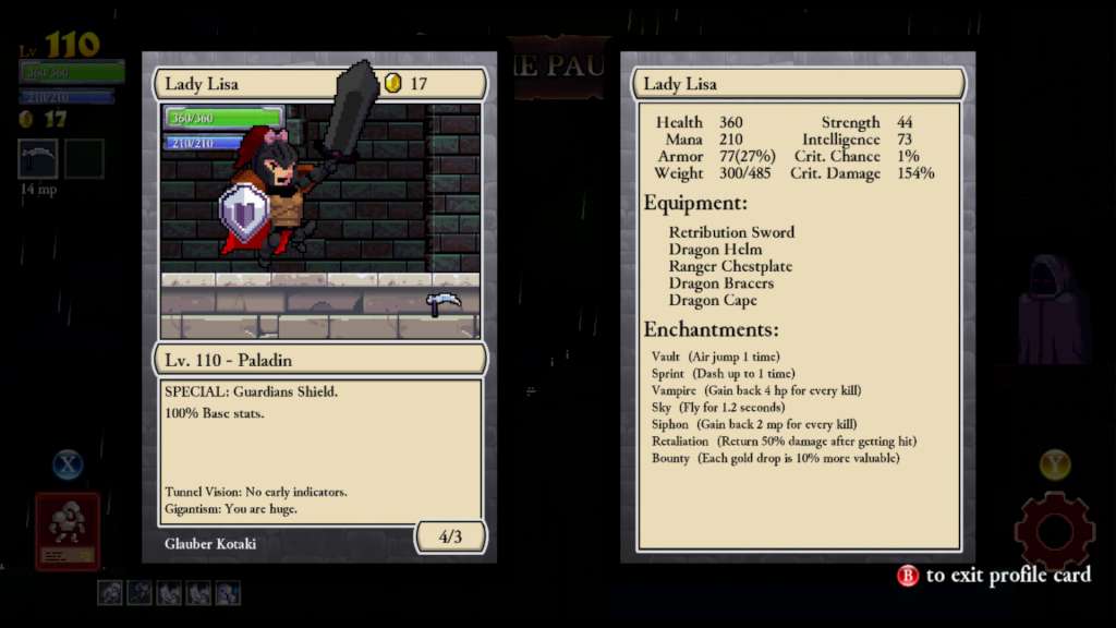 Captura de pantalla 4 de Rogue Legacy EU Steam CD Key