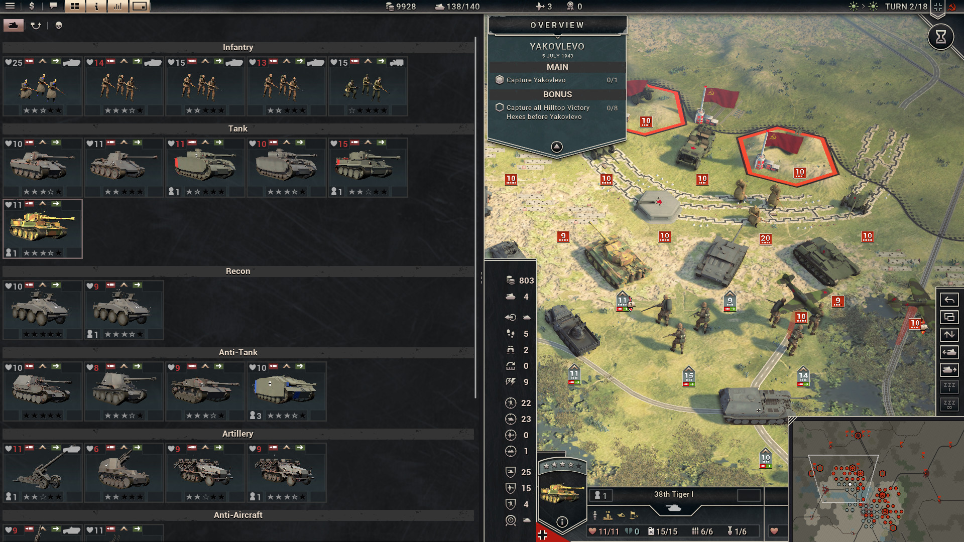Panzer Corps 2 - Axis Operations 1943 DLC PC Steam CD Key screenshot 3