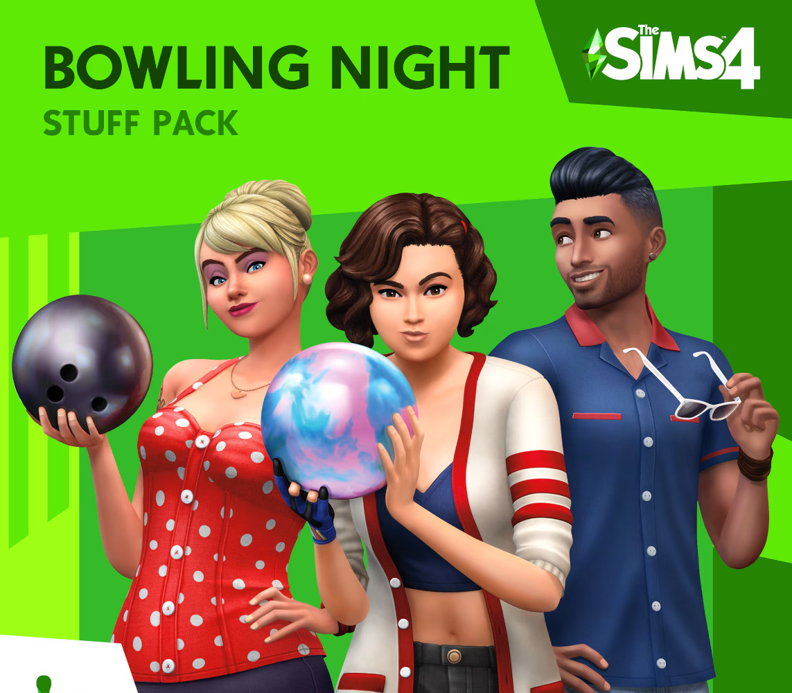 The Sims 4 - Bowling Night Stuff DLC PC EA App CD Key 커버 아트