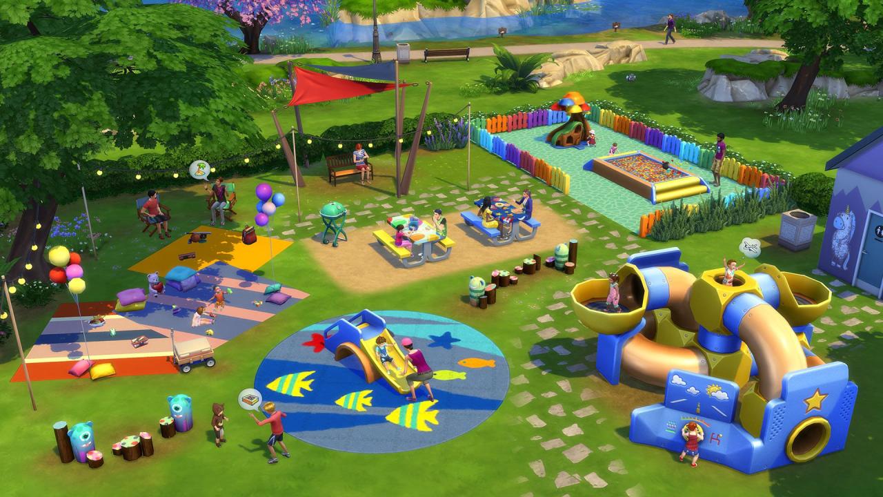 Captura de tela 3 de The Sims 4 - Cats & Dogs + Parenthood + Spa Day DLC Bundle US PC EA App CD Key