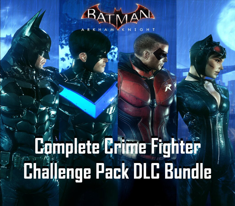 Batman Arkham Knight - Complete Crime Fighter Challenge Pack DLC Bundle Steam CD Key cover art