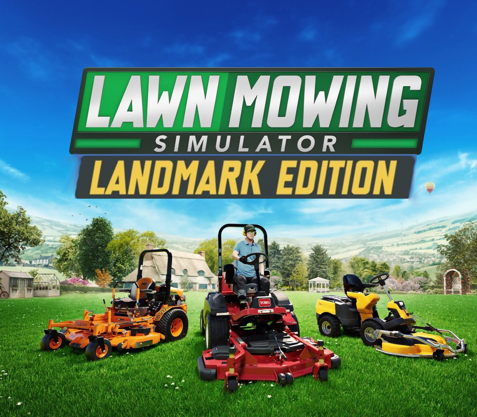 Lawn Mowing Simulator Landmark Edition PC Steam CD Key cover art