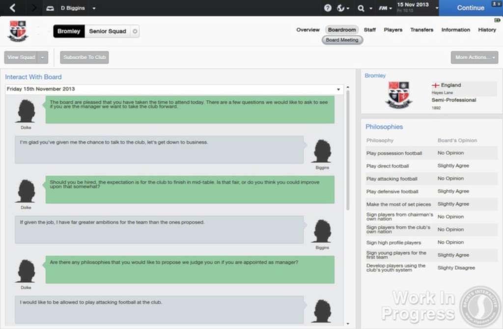 Football Manager 2014 PC Steam CD Key screenshot 1