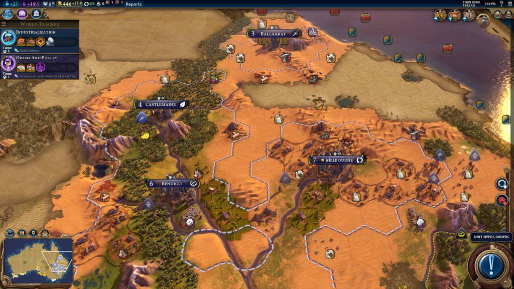 Sid Meier's Civilization VI - Australia Civilization & Scenario Pack DLC EU Steam CD Key screenshot 5