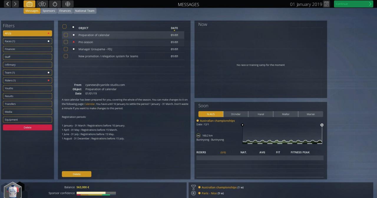Pro Cycling Manager 2019 PC Steam CD Key screenshot 4