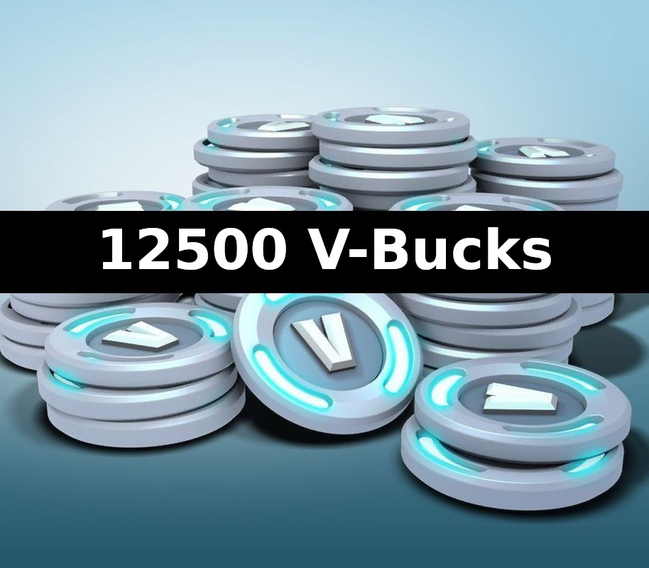 Fortnite 12500 V-Bucks US Epic Games CD Key cover art