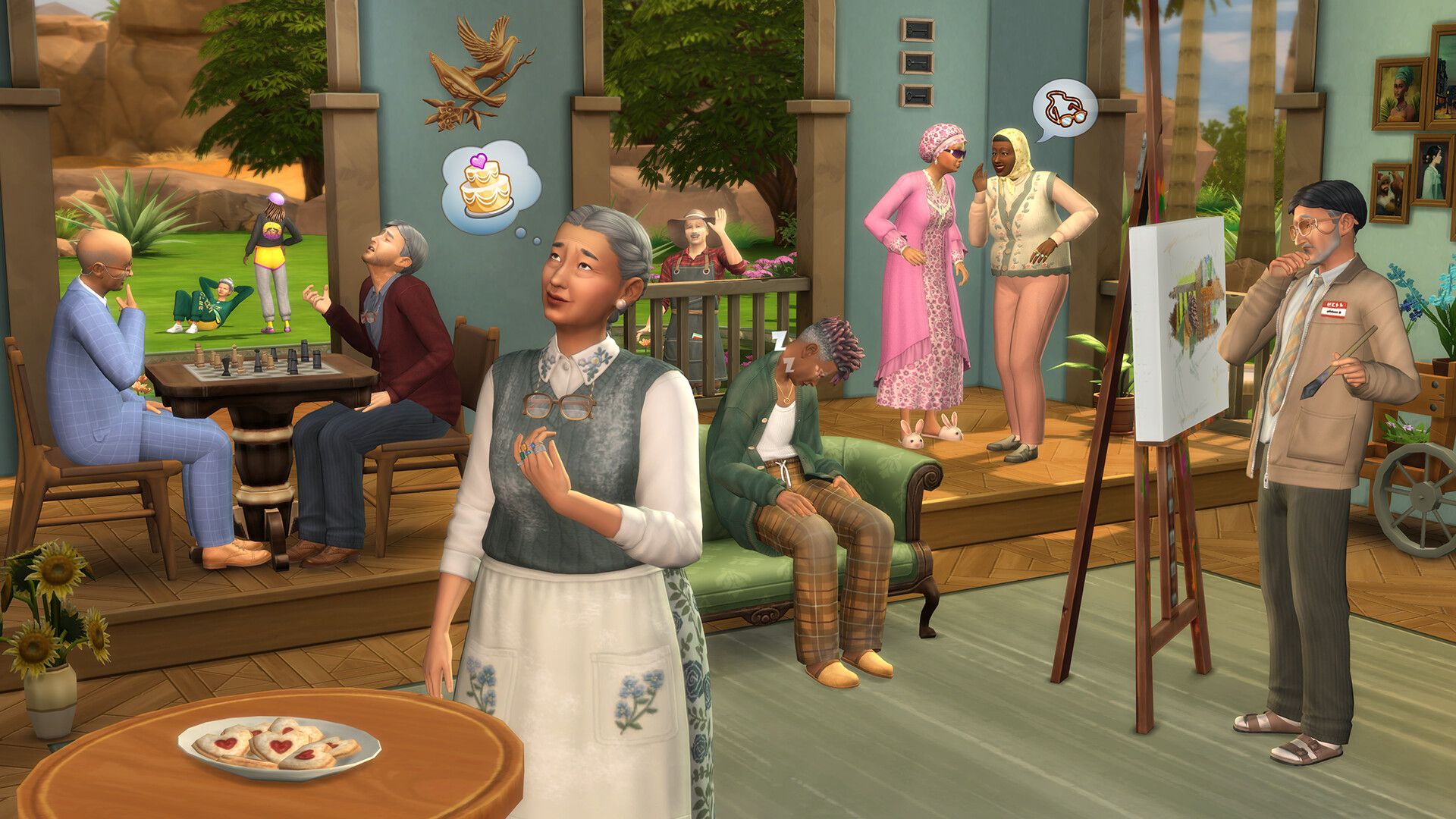 Screenshot 2 di The Sims 4 - Golden Years Kit DLC PC EA App CD Key