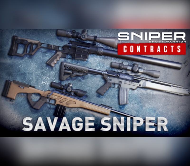 Sniper Ghost Warrior Contracts - Savage Sniper Weapon Pack DLC PC Steam CD Key cover art