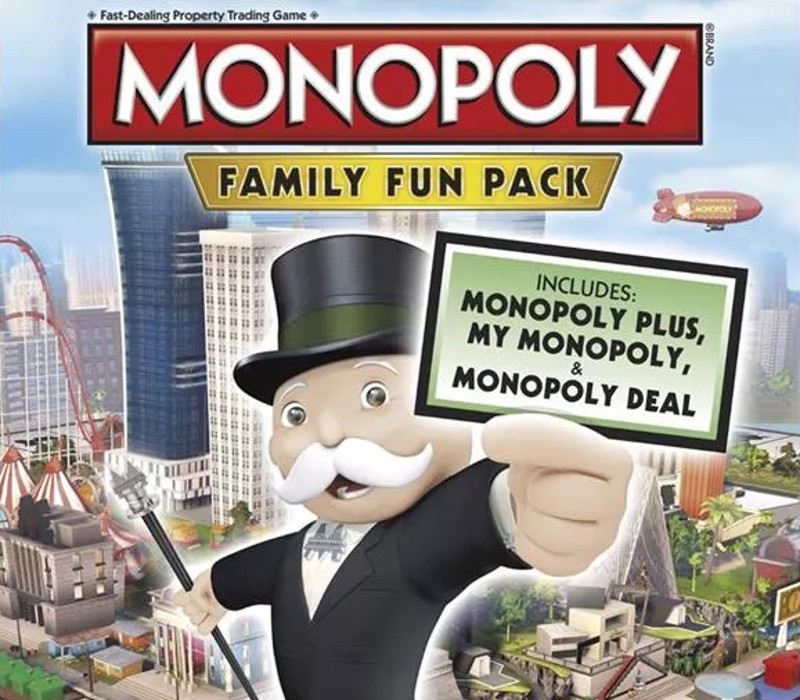 MONOPOLY FAMILY FUN PACK EU XBOX One / Xbox Series X|S CD Key cover art