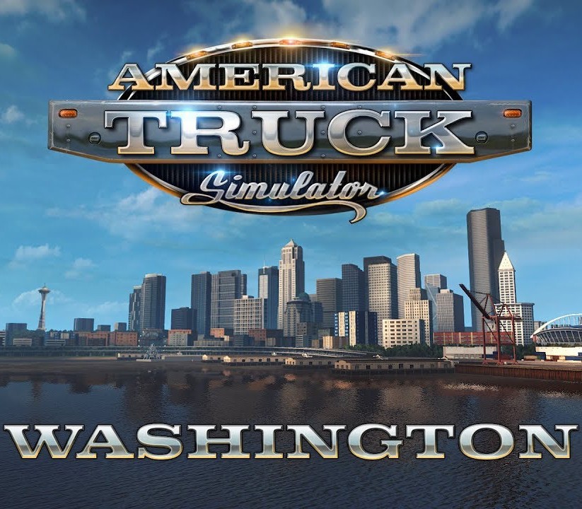 American Truck Simulator - Washington DLC EU PC Steam CD Key cover art