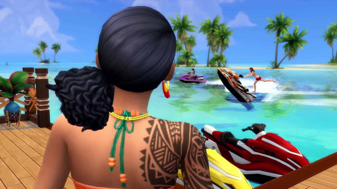 The Sims 4 - Island Living DLC EU PC EA App CD Key screenshot 2