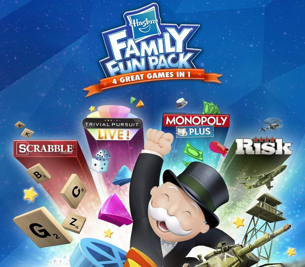Hasbro Family Fun Pack US XBOX One CD Key cover art