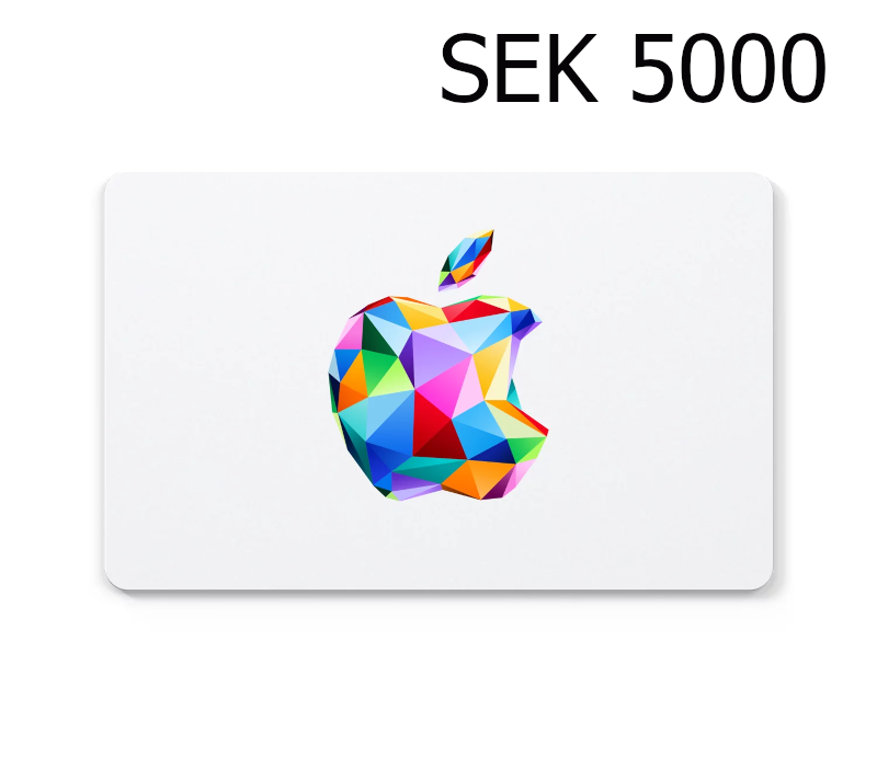 Apple 5000 SEK Gift Card SE cover art