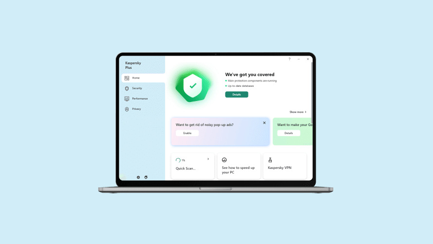 Kaspersky Plus EU Key (1 Year / 1 Device) screenshot 1