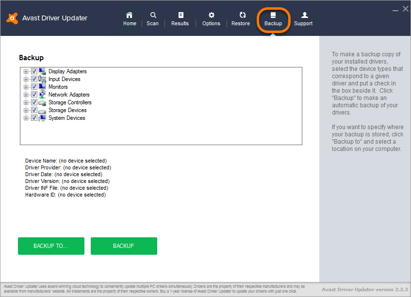 Avast Driver Updater 2025 Key (1 Year / 1 PC) screenshot 1