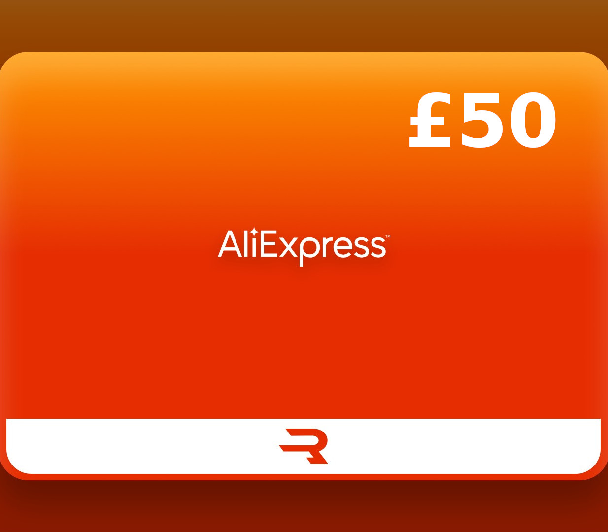 Обкладинка Rewarble AliExpress GBP 50 Gift Card