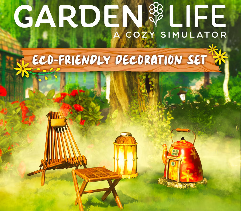 Garden Life - Eco-friendly Decoration Set DLC EU Nintendo Switch CD Key cover art