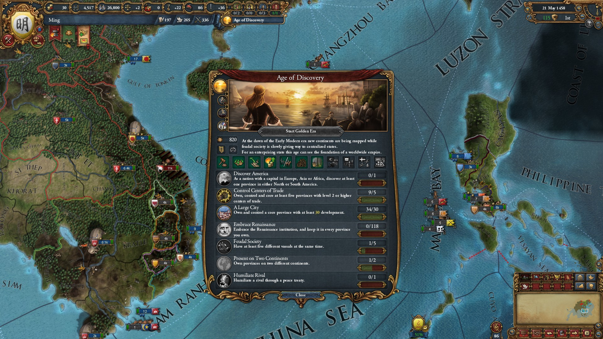 Europa Universalis IV: Starter Pack PC Steam CD Key screenshot 5
