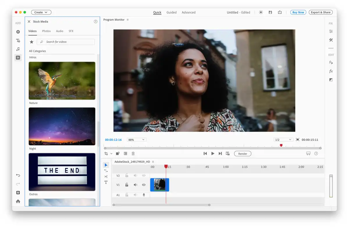 Adobe Premiere Elements 2026 EU (3 Years / 1 Device) 스크린샷 1