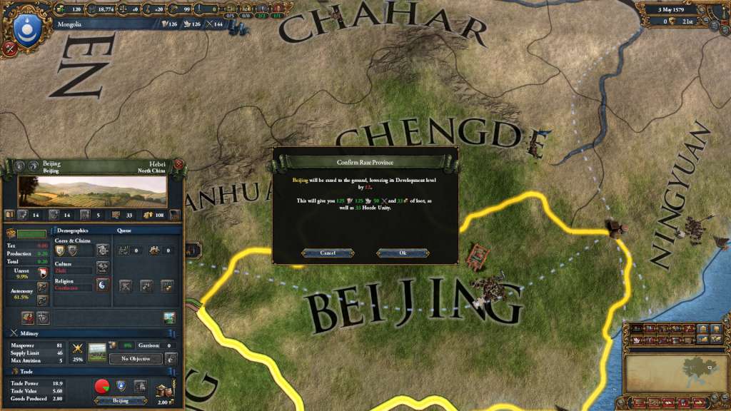 Europa Universalis IV - The Cossacks Expansion Steam CD Key screenshot 4
