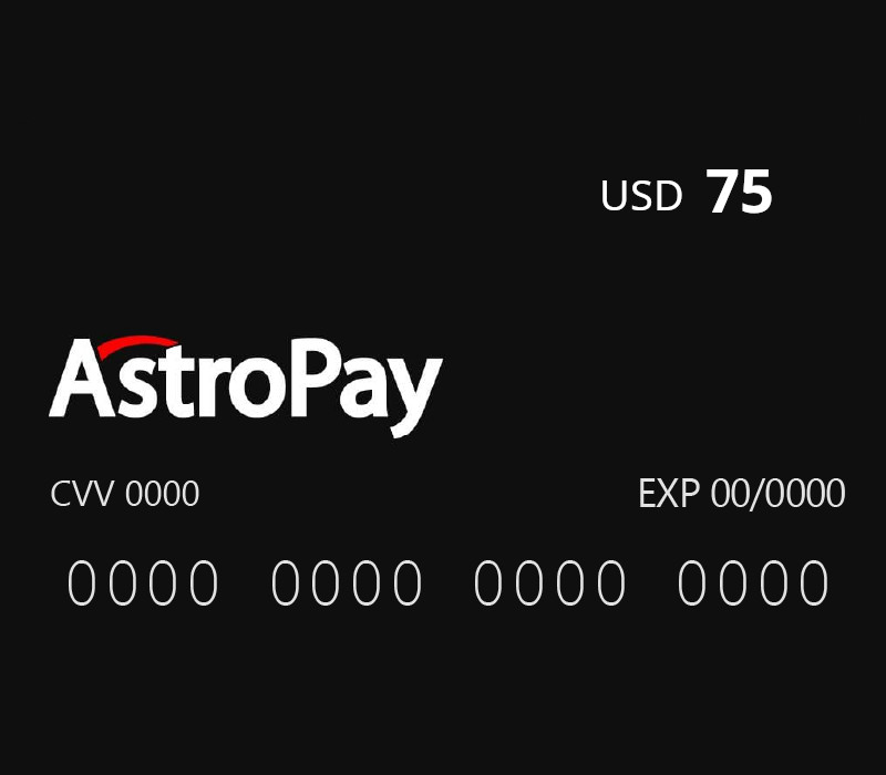 Astropay Card $75 US 커버 아트