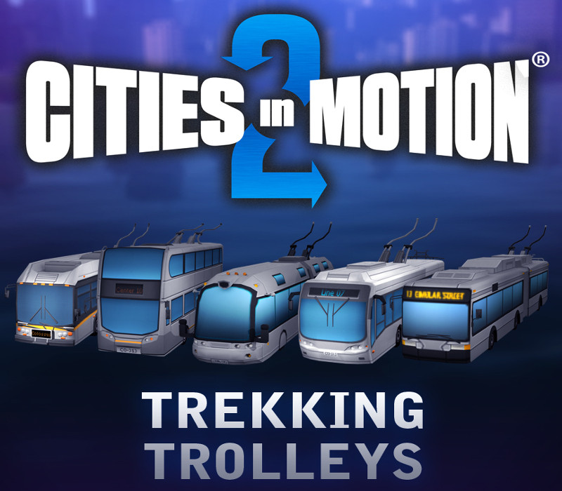 Cities in Motion 2 - Trekking Trolleys DLC EU PC Steam CD Key cover art