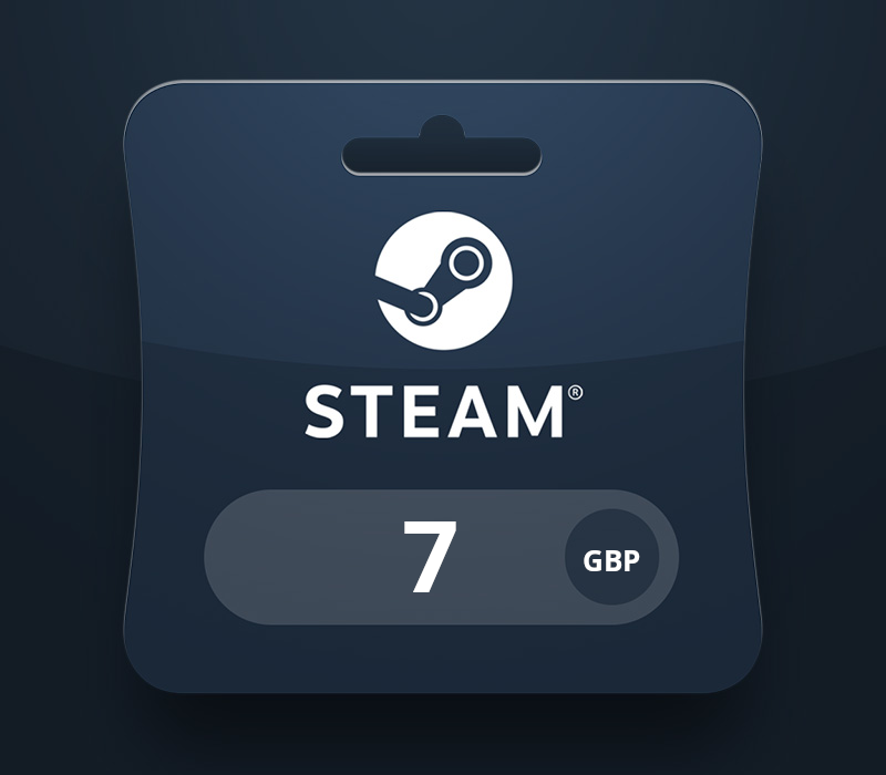 Steam Gift Card £7 UK Activation Code 커버 아트