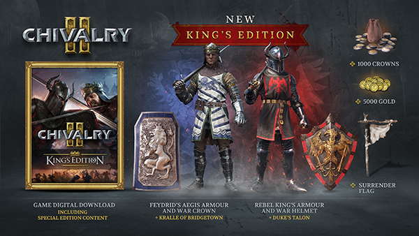 Captura de tela 1 de Chivalry 2 - King's Edition Content DLC PC Epic Games CD Key