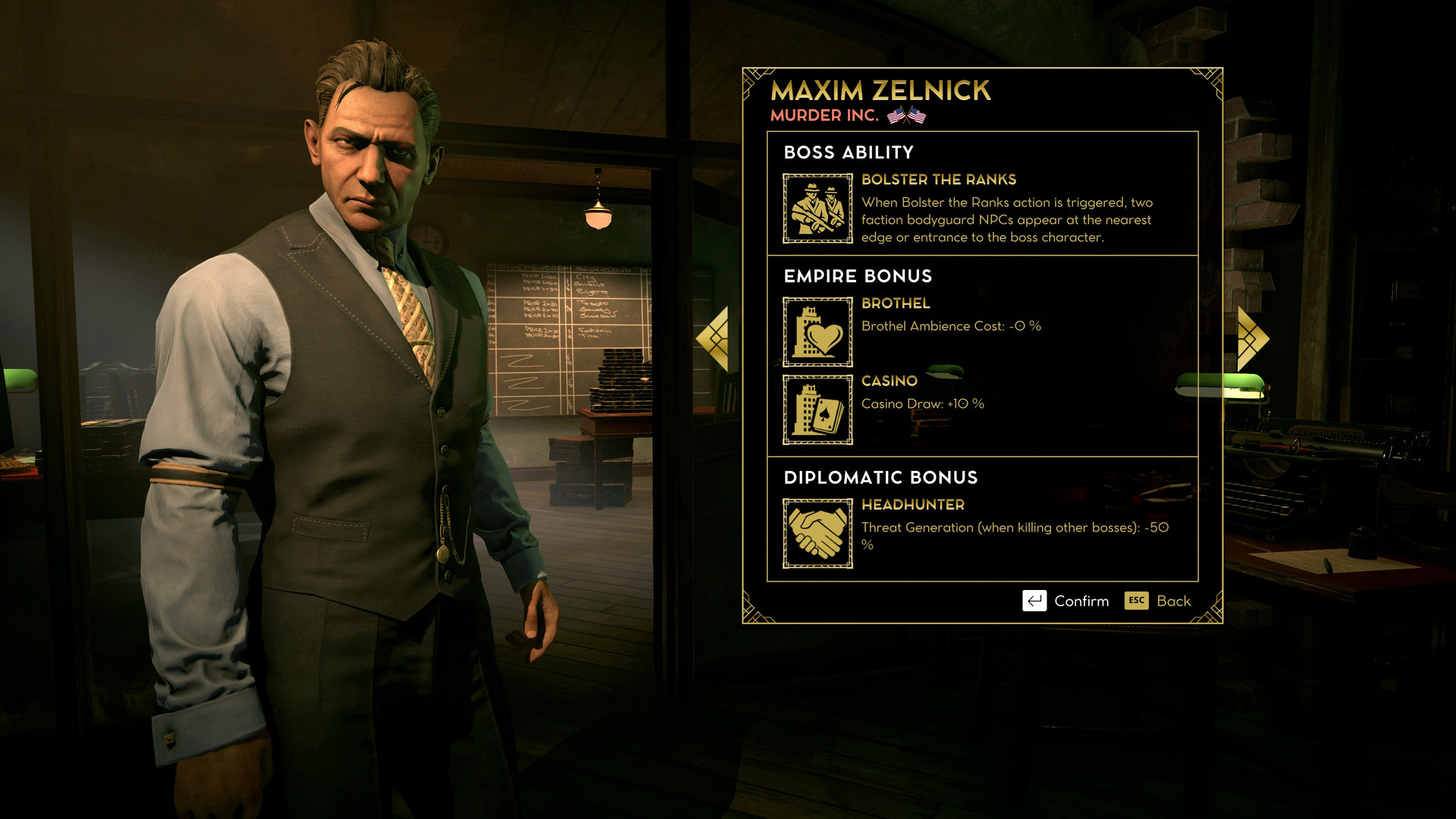 Empire of Sin - Make It Count DLC Steam CD Key screenshot 1