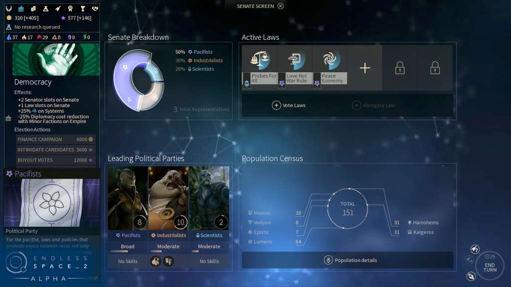 Endless Space 2 EU Steam CD Key screenshot 5