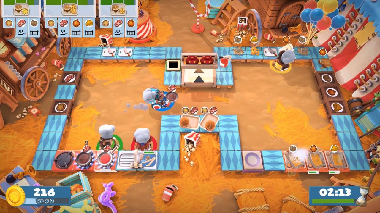 Overcooked! 2 - Carnival of Chaos DLC PC Steam CD Key screenshot 2