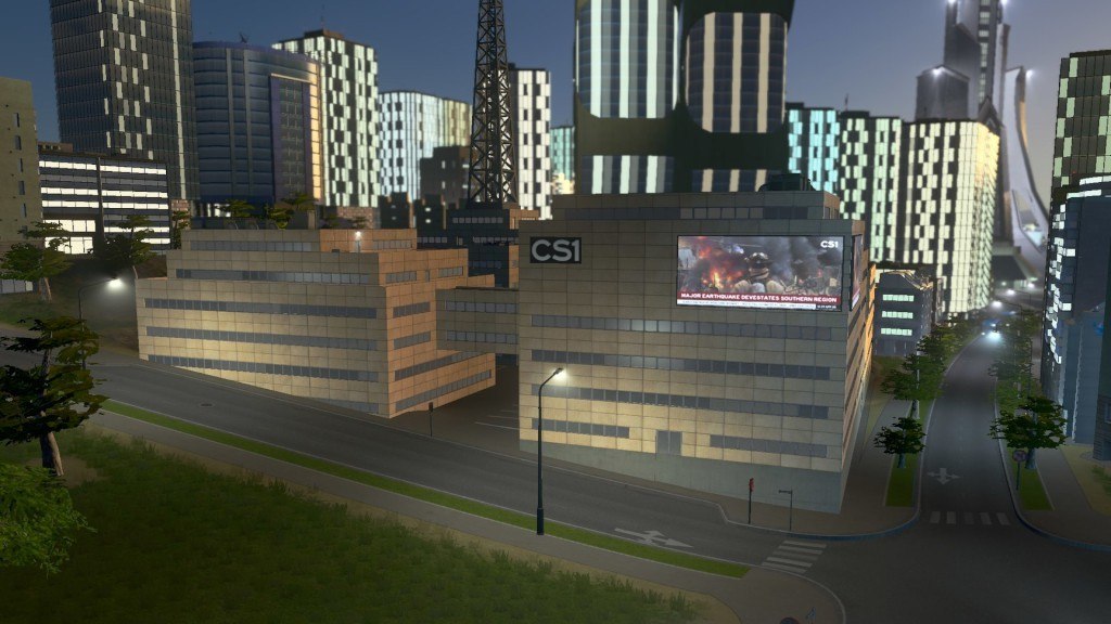 Cities: Skylines - Content Creator Pack: High-Tech Buildings DLC Steam CD Key screenshot 2