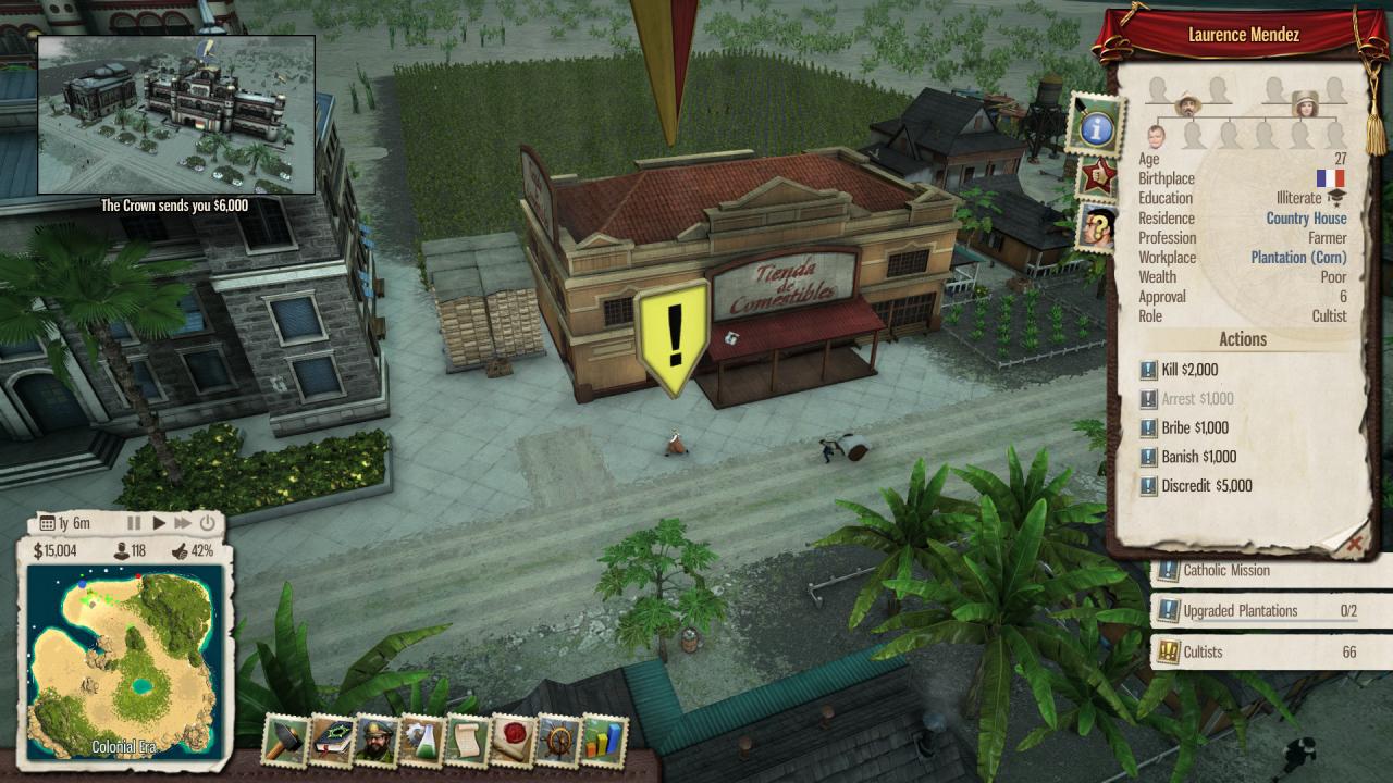 Tropico 5 - Inquisition DLC EU Steam CD Key screenshot 4