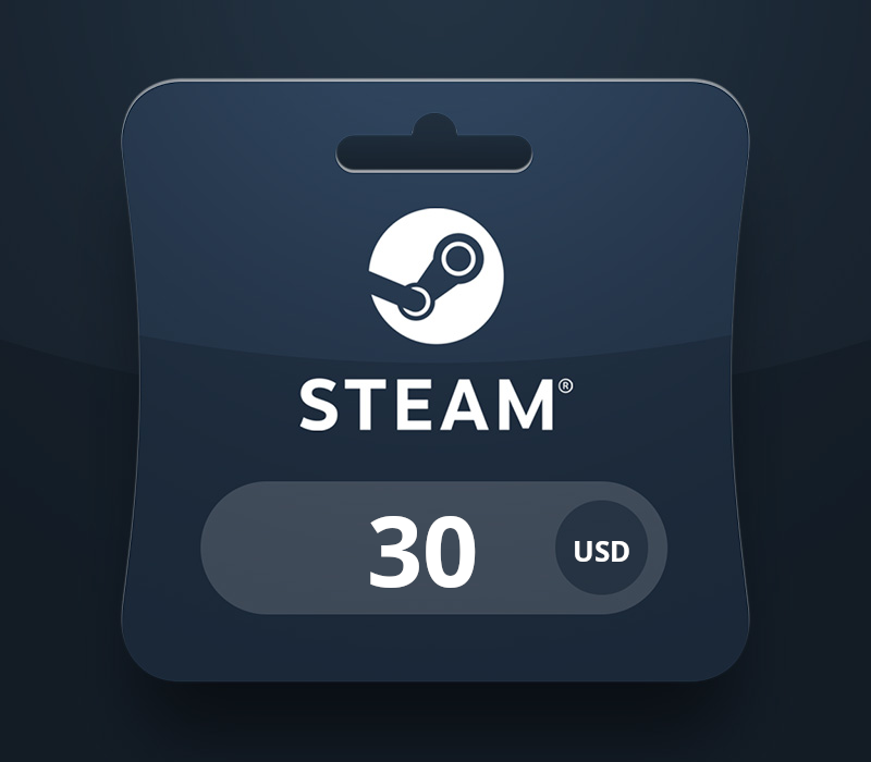 Steam Wallet USD 30 Gift Card MD cover art