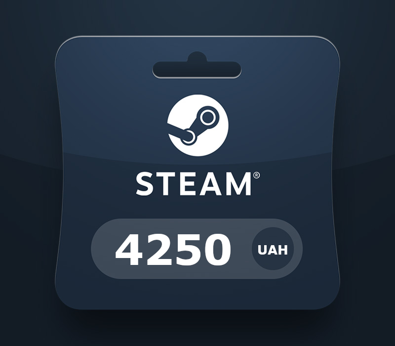 Steam Gift Card 4250 UAH UA Activation Code cover art