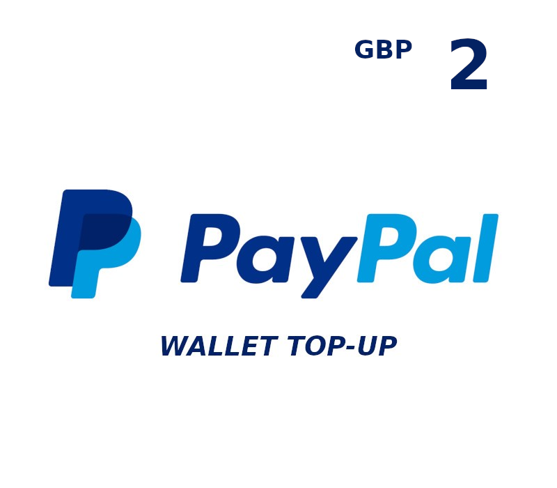 PayPal Wallet 2 GBP Top Up cover art