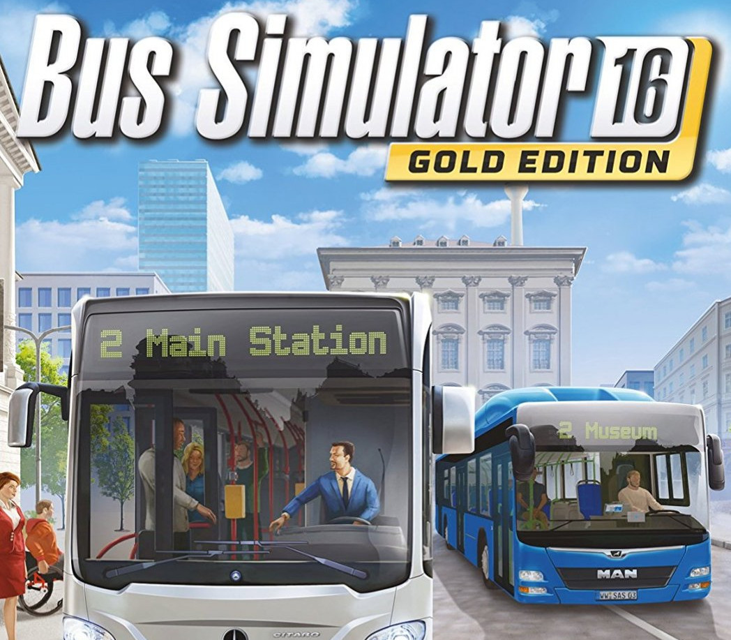Bus Simulator 16 Gold Edition EU Steam CD Key cover art